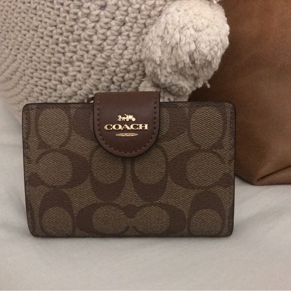 Coach Brown Signature Wallet